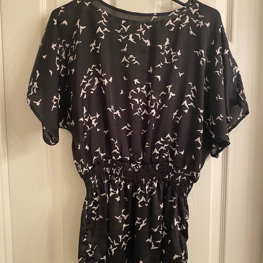Black & White Blouse